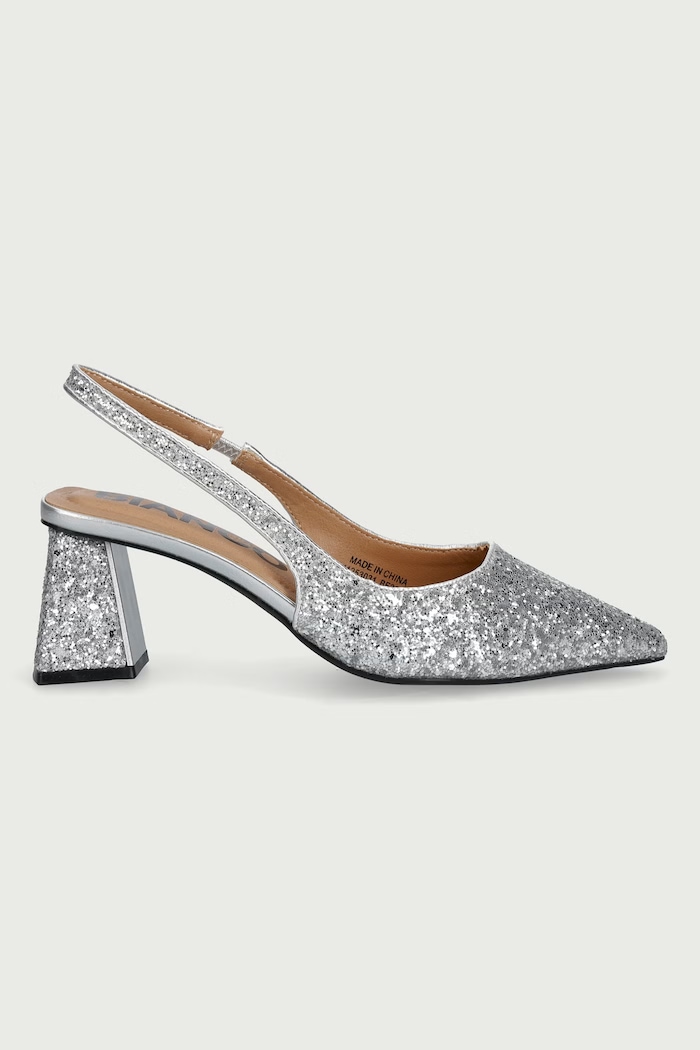 Bianco Czółenka BIAMARALYN 11253031 srebrny AW26