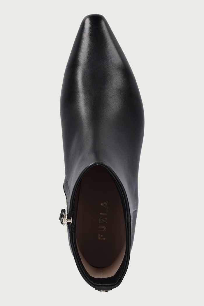 Botki damskie skórzane Dora Furla YM72ORA.X30000.O6000 czarny
