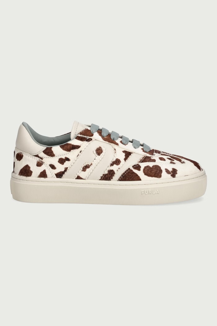 Furla Allegra sneakersy damskie skórzane YM52ALG.BX4835.5453S beżowy AW26