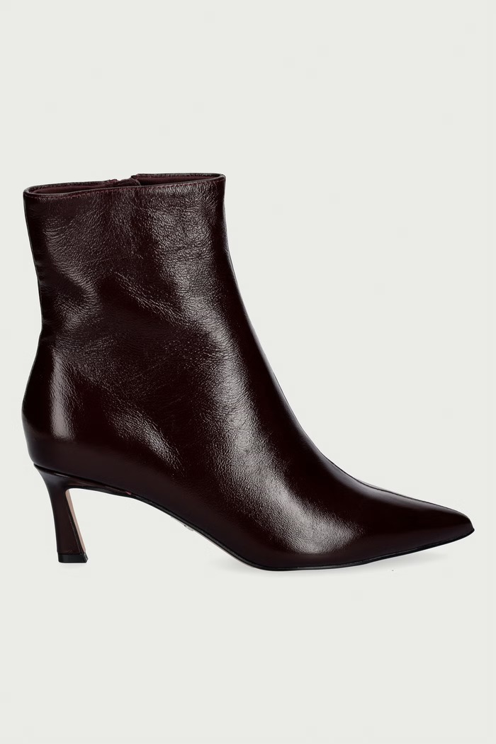 Steve Madden Botki damskie skórzane Lulah 11003282.WC2 bordowy AW26