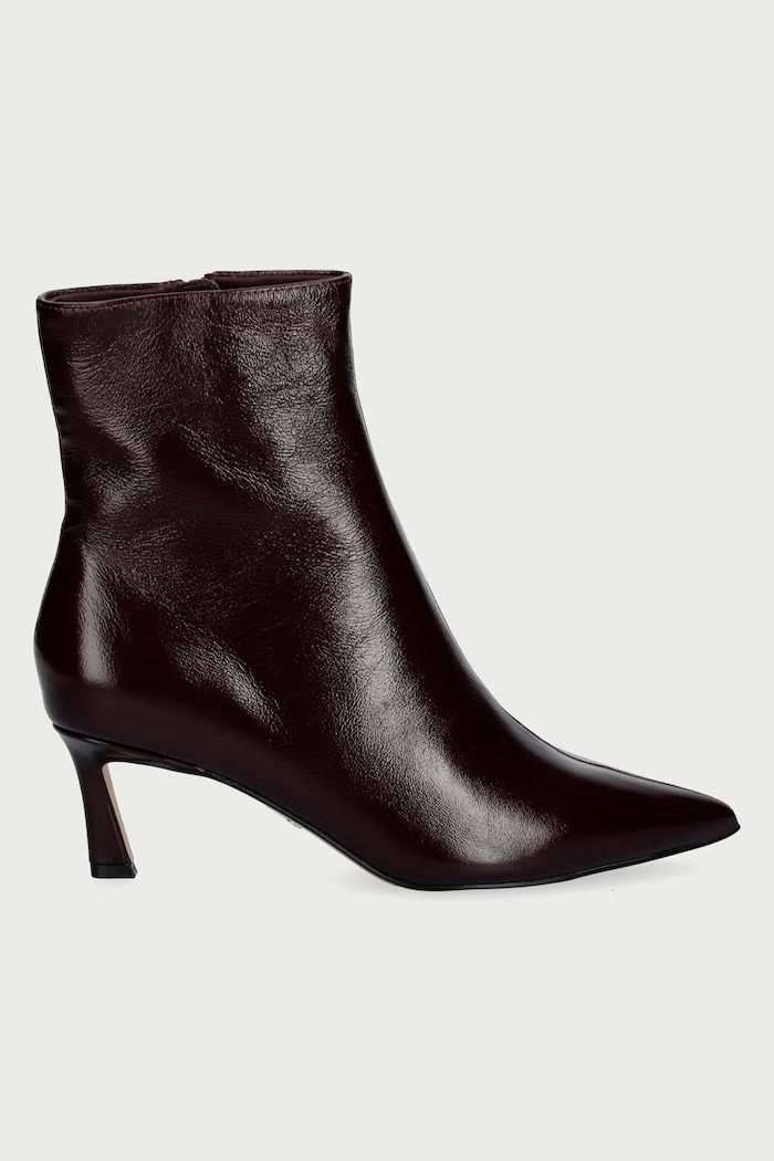 Steve Madden Botki damskie skórzane Lulah 11003282.WC2 bordowy AW26