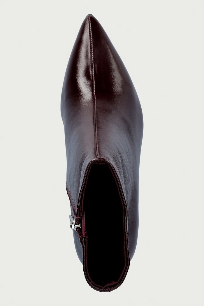 Botki damskie skórzane Lulah Steve Madden 11003282.WC2 bordowy