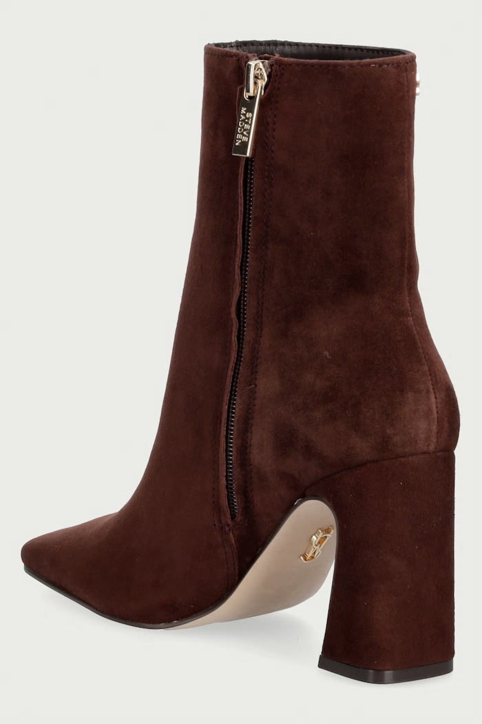 Obuwie Steve Madden Botki damskie zamszowe Flares 11005754.880 brązowy