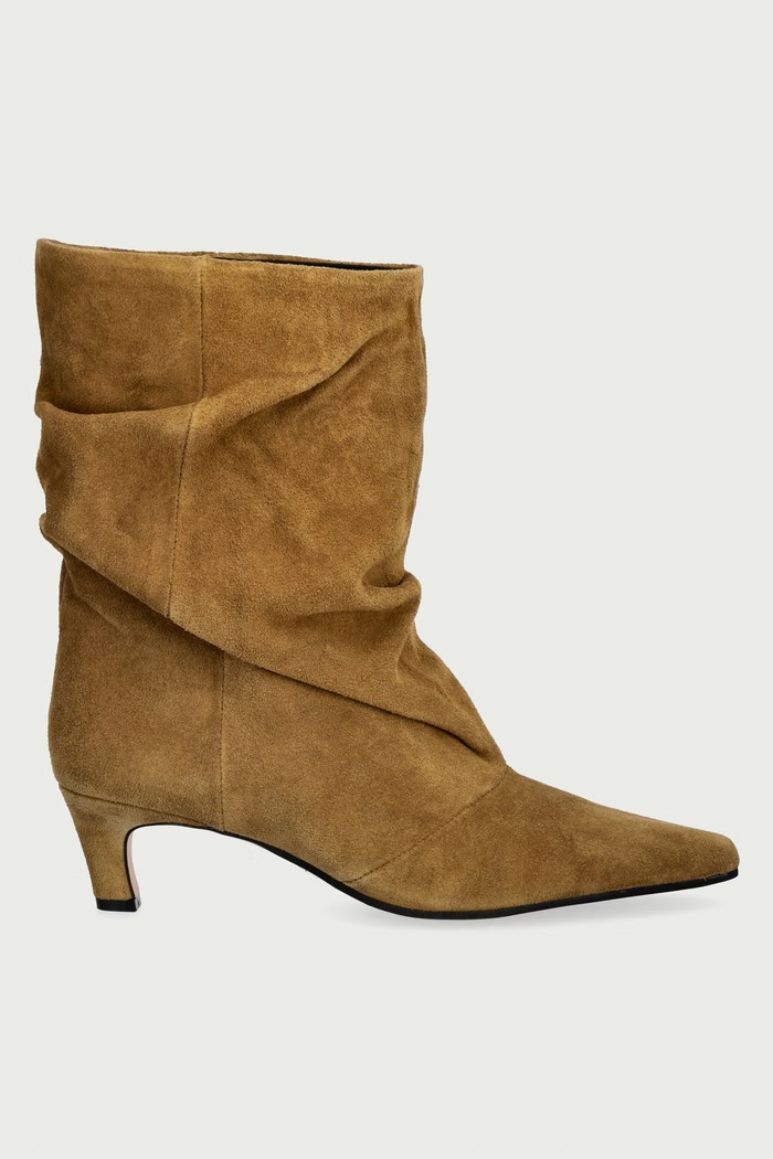 Steve Madden Botki damskie zamszowe Vexa 11005766.KOE zielony AW26