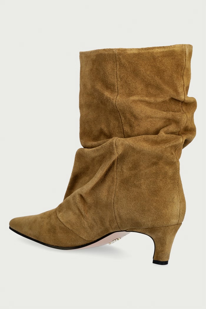 Obuwie Steve Madden Botki damskie zamszowe Vexa 11005766.KOE zielony