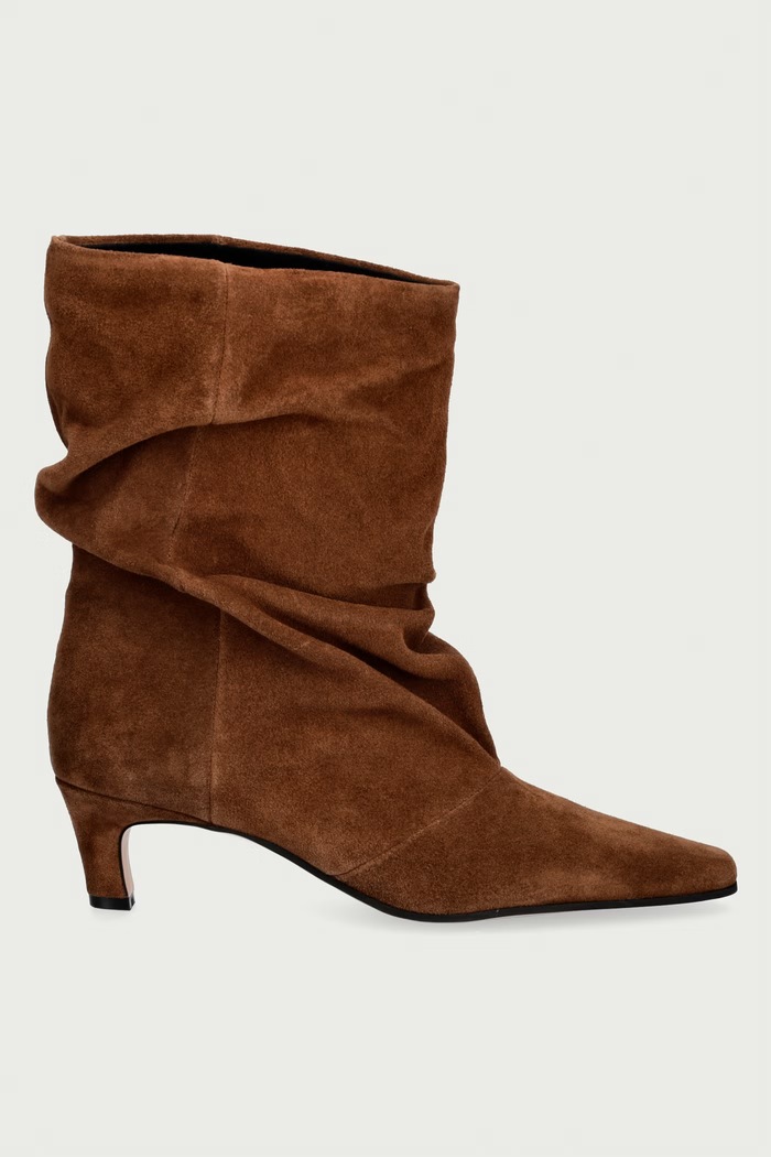 Steve Madden Botki damskie zamszowe Vexa 11005766.DBS brązowy AW26