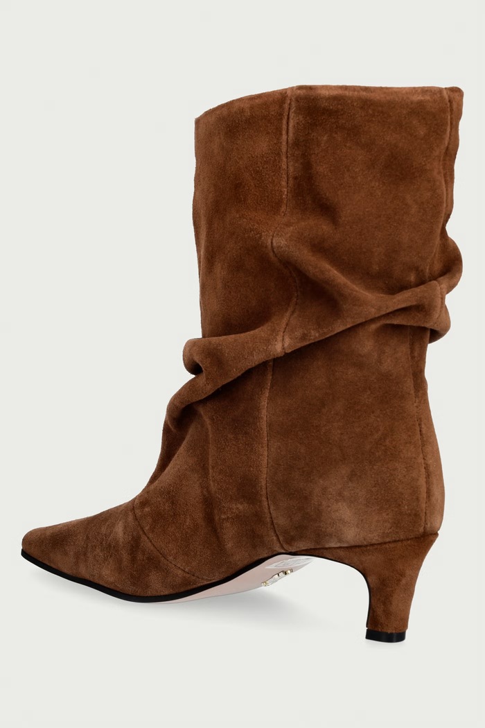 Obuwie Steve Madden Botki damskie zamszowe Vexa 11005766.DBS brązowy