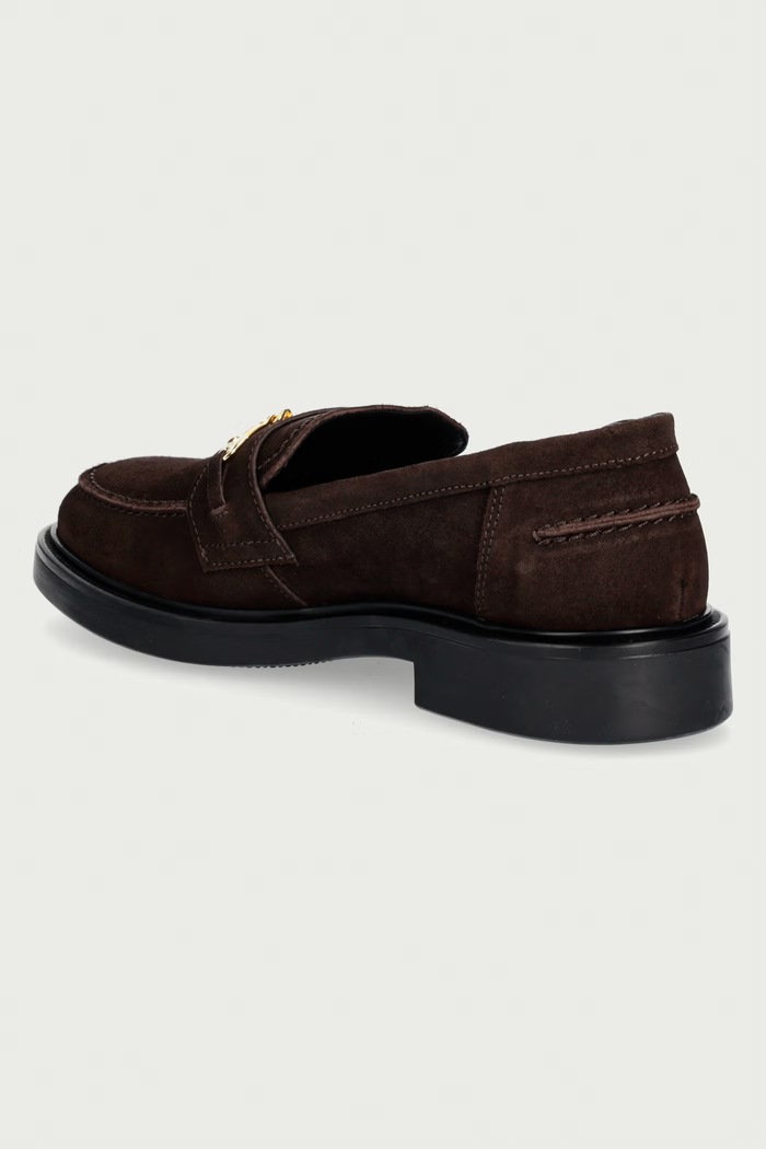 Obuwie Steve Madden Mokasyny damskie zamszowe Resta 11005792.880 brązowy