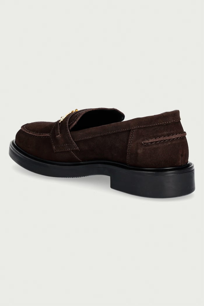 Obuwie Steve Madden Mokasyny damskie zamszowe Resta 11005792.880 brązowy