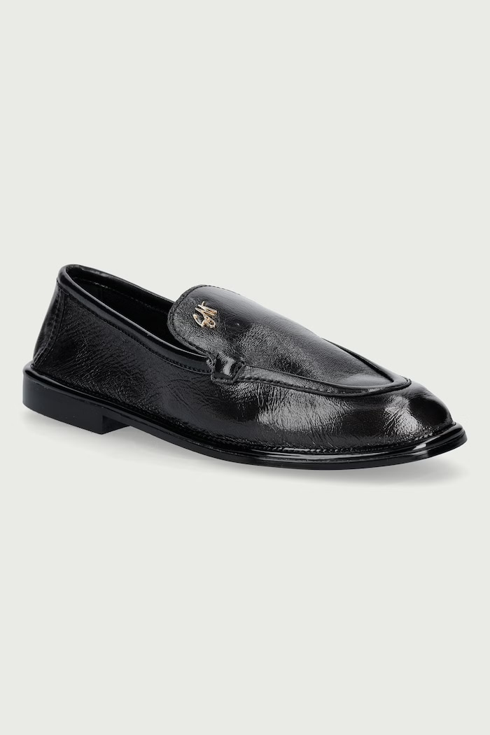 Steve Madden Mokasyny damskie skórzane Chapters czarny 11005783.0BL