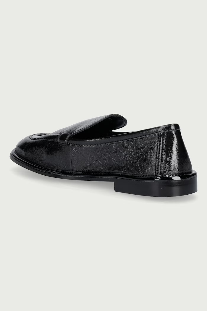 Obuwie Steve Madden Mokasyny damskie skórzane Chapters 11005783.0BL czarny