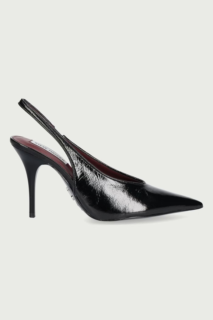 Steve Madden Szpilki skórzane Andromeda 11005751.017 czarny AW26