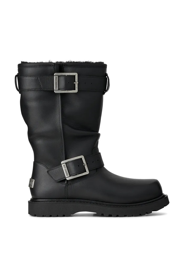 UGG Ugg x Willy Chavarria botki damskie skórzane czarny 1186775.BLK