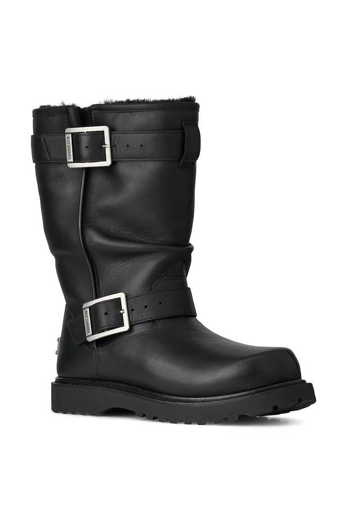 UGG Ugg x Willy Chavarria botki damskie skórzane 1186775.BLK czarny AW26