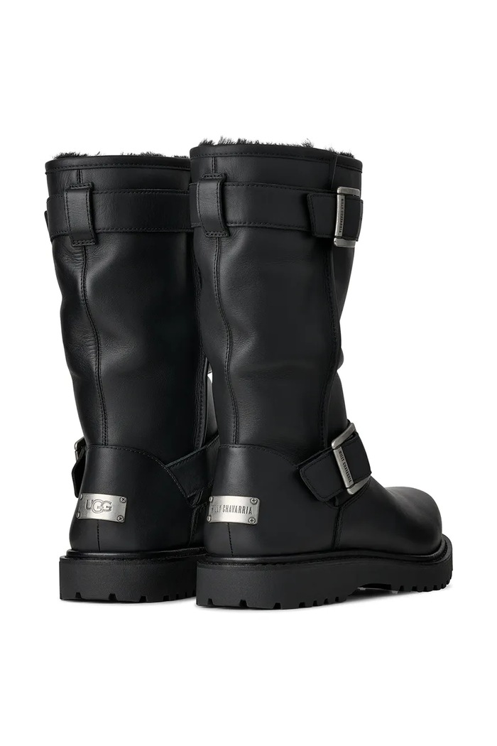 Obuwie UGG Ugg x Willy Chavarria botki damskie skórzane 1186775.BLK czarny