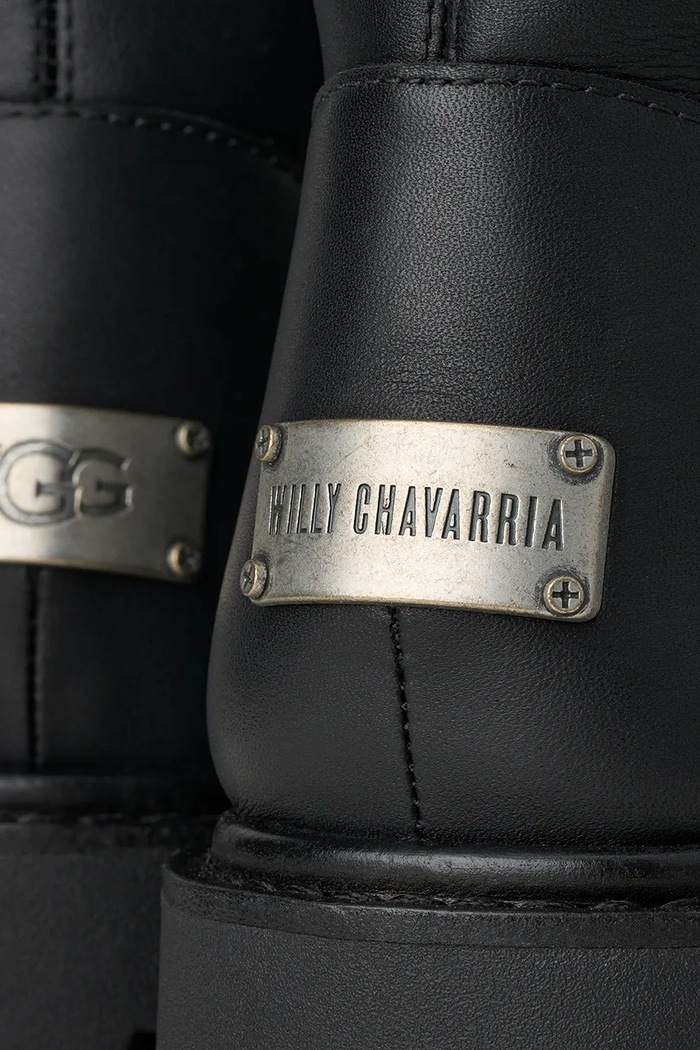 UGG Ugg x Willy Chavarria botki damskie skórzane 1186775.BLK
