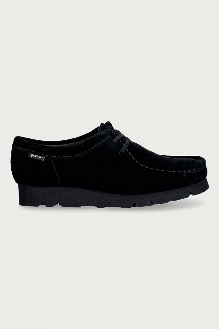 Clarks Originals Wallabee mokasyny damskie zamszowe 261792584 czarny AW26