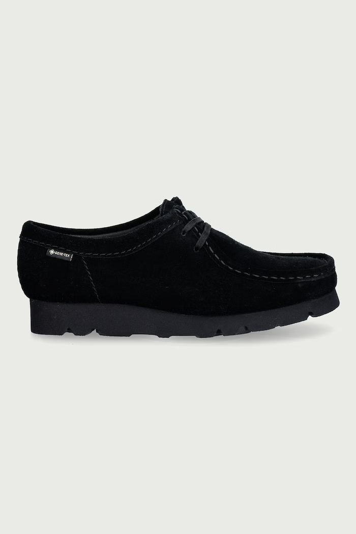 Clarks Originals Wallabee moccasins Women's suede 261792584 black AW26