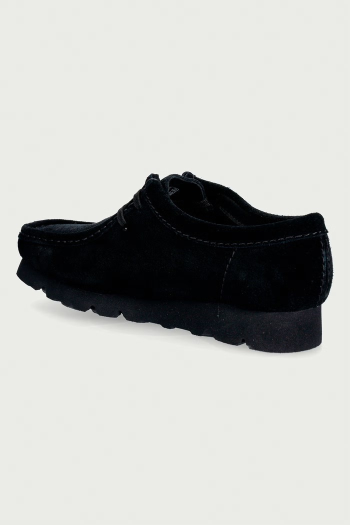 Obuwie Clarks Originals Wallabee mokasyny damskie zamszowe 261792584 czarny