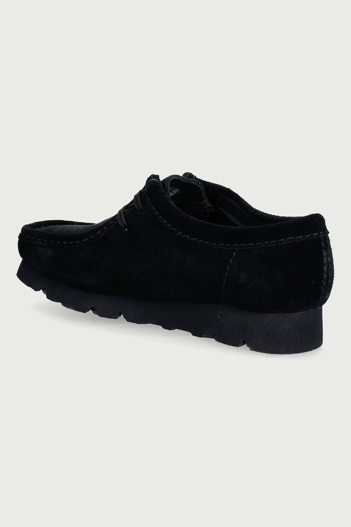 Shoes Clarks Originals Wallabee moccasins Women's suede 261792584 black