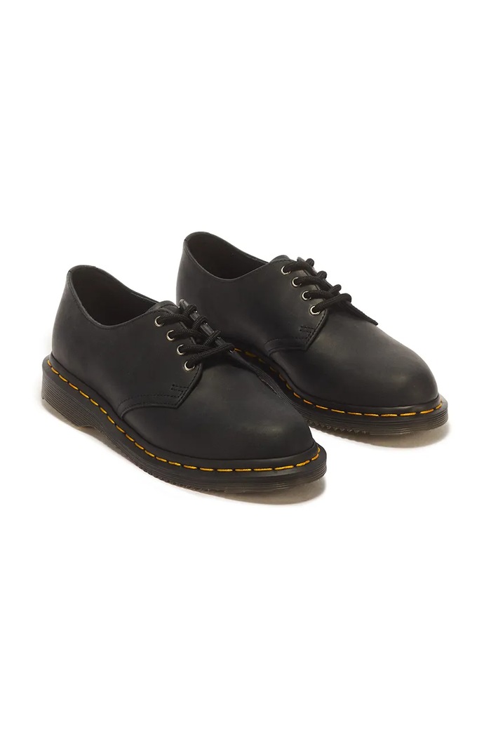 Dr. Martens Półbuty damskie skórzane Daphny 4i DM43655001 czarny AW26