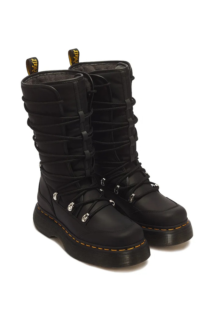 Dr. Martens Botki damskie Buzz Puffer DM43647001 czarny AW26