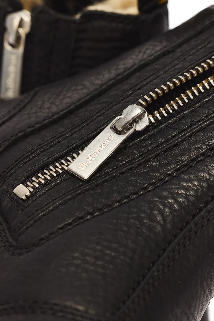 Botki damskie skórzane 2976 Alyson w Zips Dr. Martens czarny DM43609001