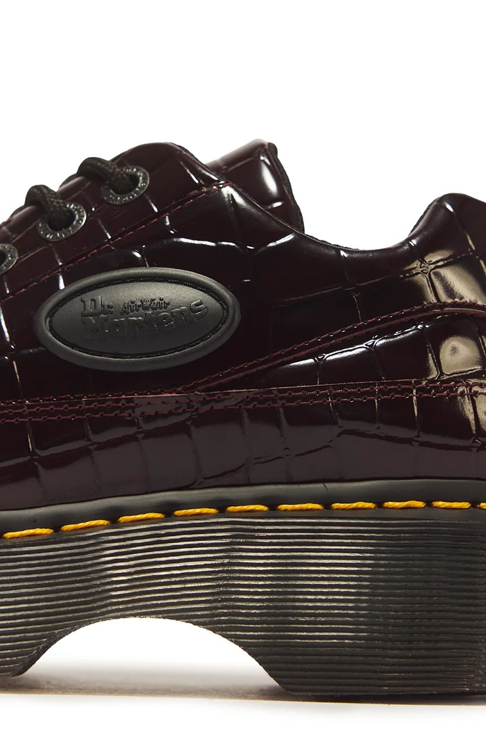 Poltopánky dámske kožené Buzz 5i Dr. Martens burgundské DM43324600
