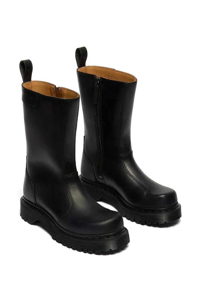 Obuwie Dr. Martens Botki damskie skórzane Rejena DM42803001 czarny