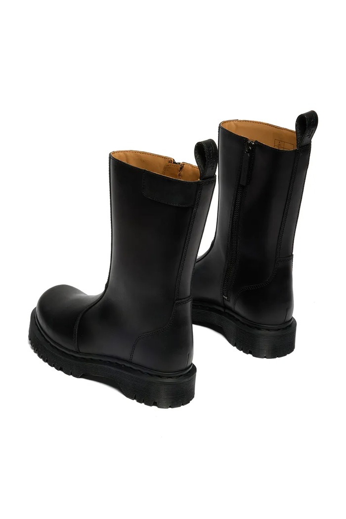Botki damskie skórzane Rejena Dr. Martens DM42803001 czarny