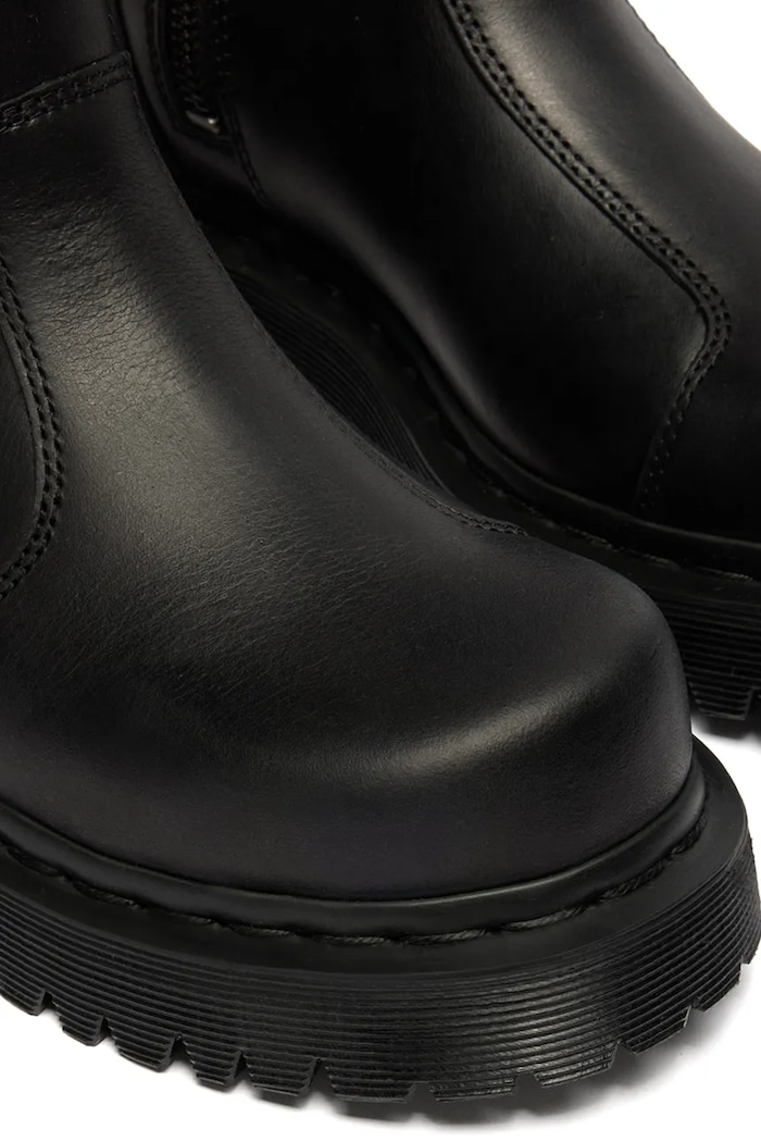 Botki damskie skórzane Rejena Dr. Martens czarny DM42803001
