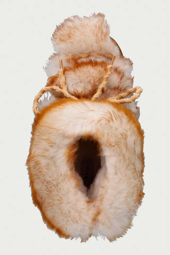 Shearling Teddy śniegowce damskie Inuikii 1002.003.0261.251 brązowy