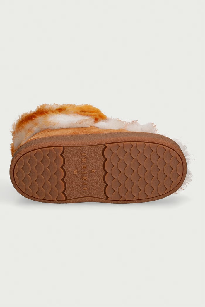 Shearling Teddy śniegowce damskie Inuikii brązowy 1002.003.0261.251