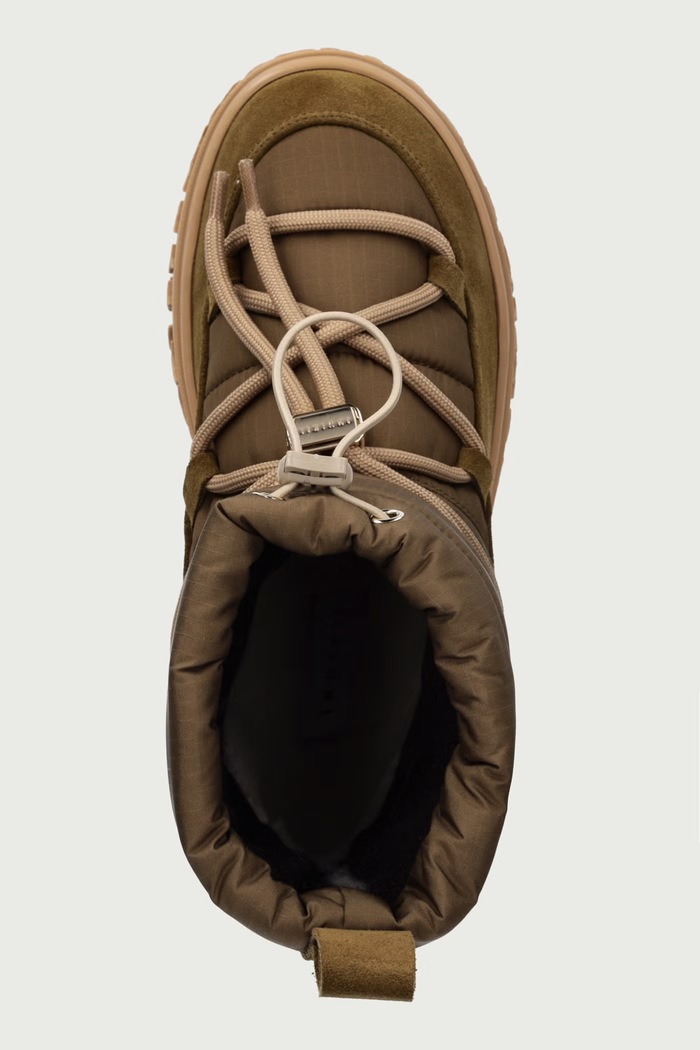 Technical Suede śniegowce damskie Inuikii 1001.010.0071.357 zielony