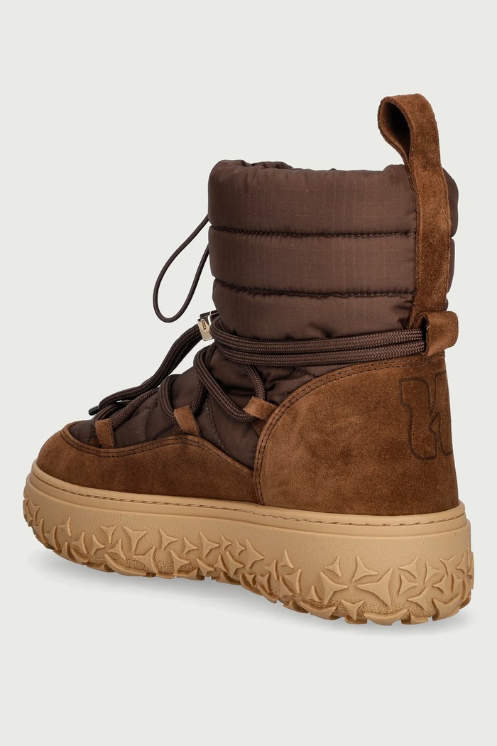 Obuwie Inuikii Technical Suede śniegowce damskie 1001.010.0071.150 brązowy