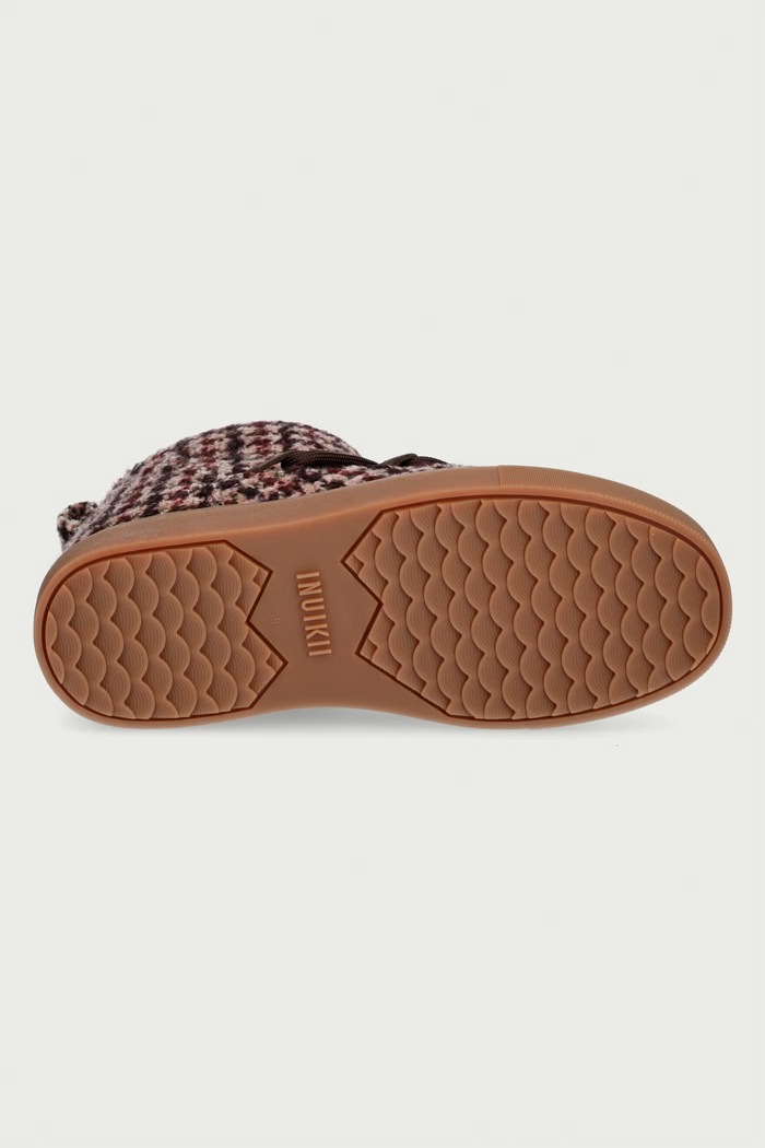 Plaid Low śniegowce damskie Inuikii brązowy 1001.001.0681.601