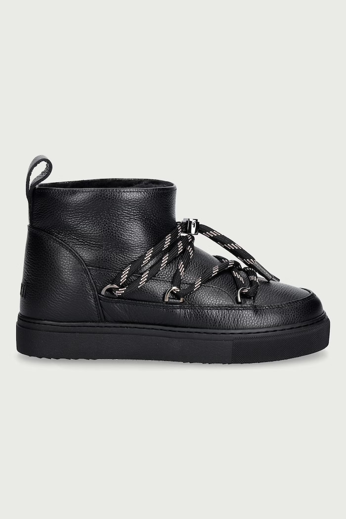 Inuikii Full Leather Gloss śniegowce damskie skórzane 1001.001.0371.000 czarny AW26