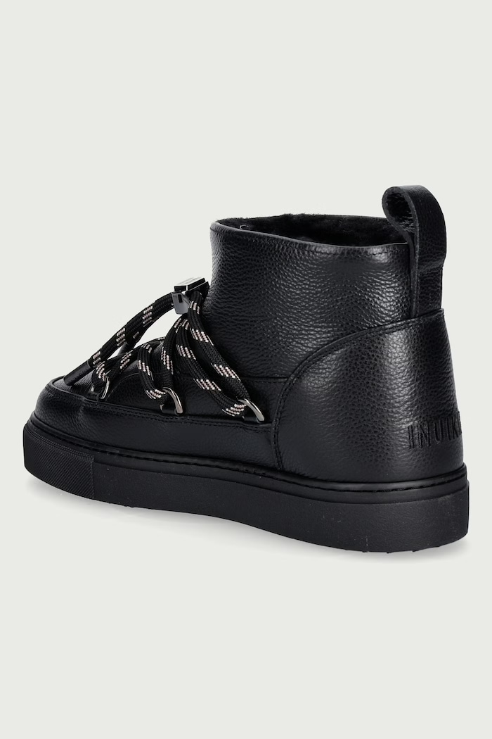 Obuwie Inuikii Full Leather Gloss śniegowce damskie skórzane 1001.001.0371.000 czarny