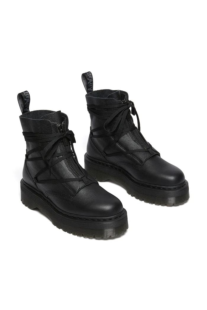 Obuwie Dr. Martens Workery damskie skórzane Jarrick II DM32221001 czarny