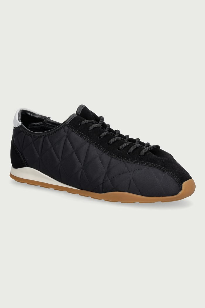 Love Moschino Sneakersy damskie z miękkiego materiału czarny JA15622G0PINP00A