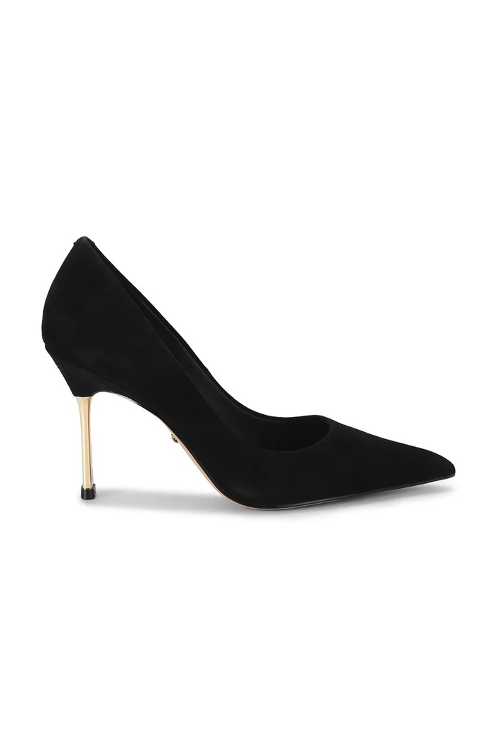 Kurt Geiger London Szpilki zamszowe Bank Court czarny 6149900209
