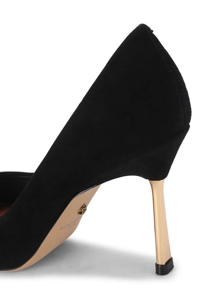 Obuwie Kurt Geiger London Szpilki zamszowe Bank Court 6149900209 czarny