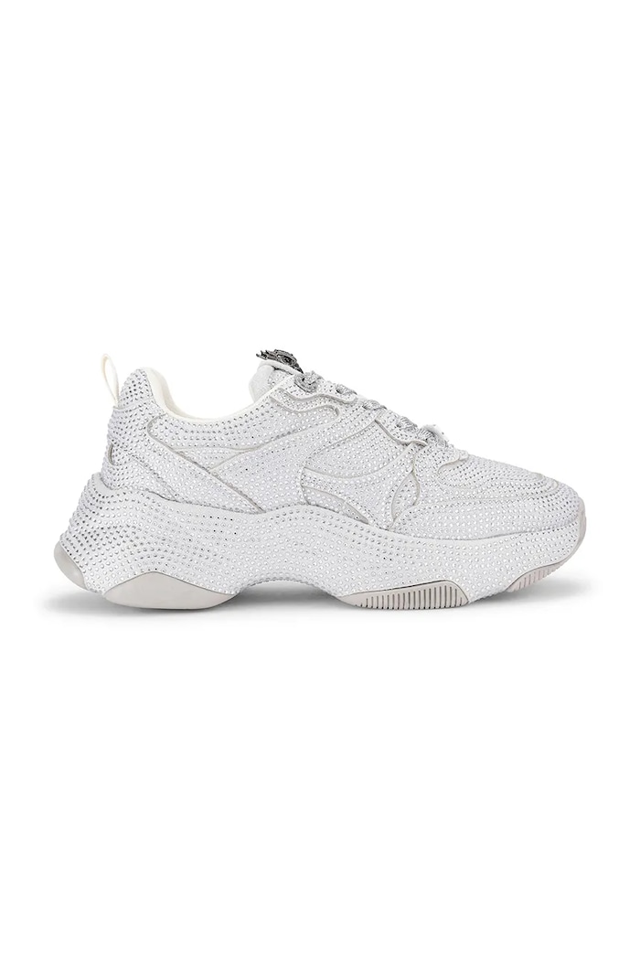 Kurt Geiger London Starlight Runner sneakersy damskie skórzane srebrny 6149263609