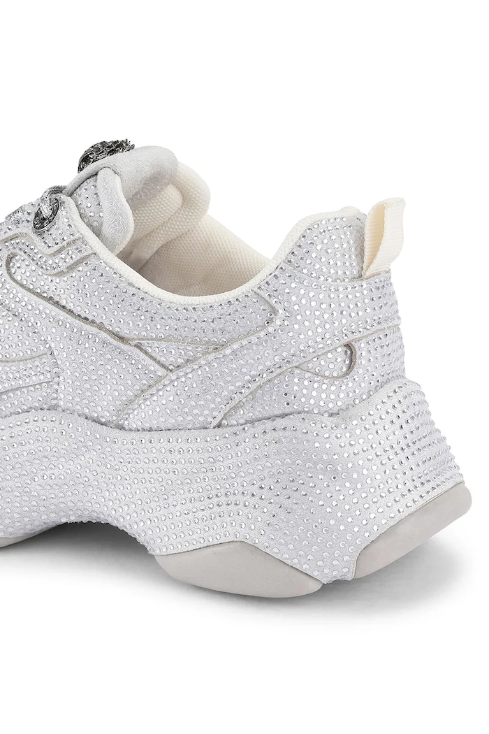 Obuwie Kurt Geiger London Starlight Runner sneakersy damskie skórzane 6149263609 srebrny