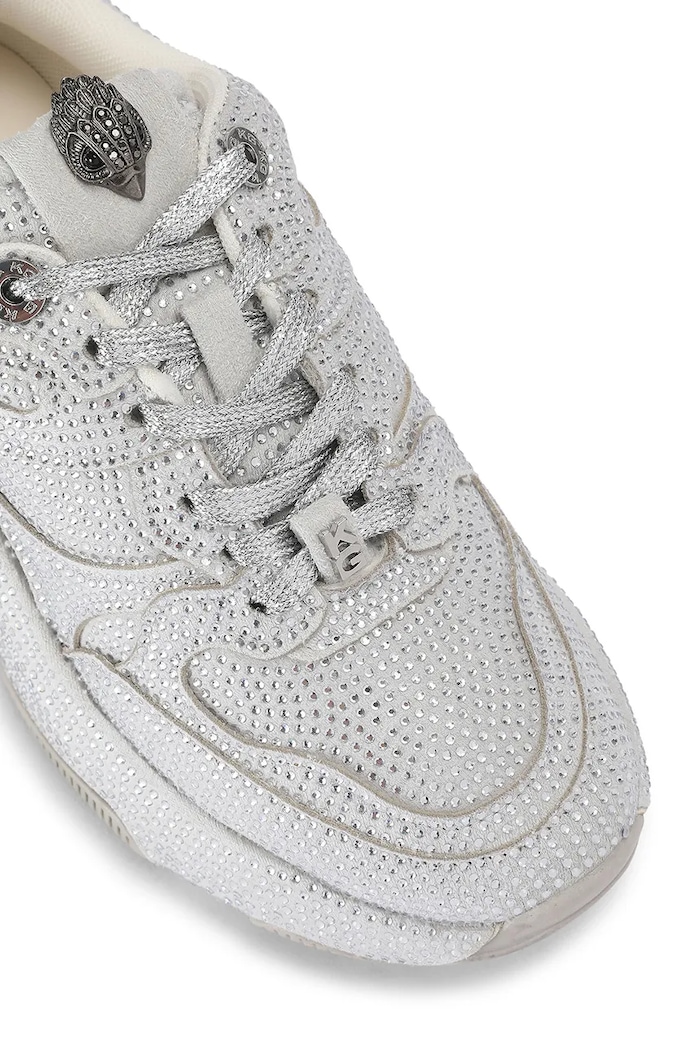 Starlight Runner sneakersy damskie skórzane Kurt Geiger London 6149263609 srebrny