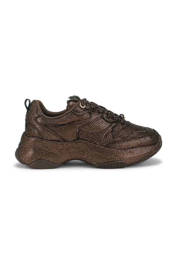 Kurt Geiger London Starlight Runner sneakersy damskie zamszowe brązowy 6149260609