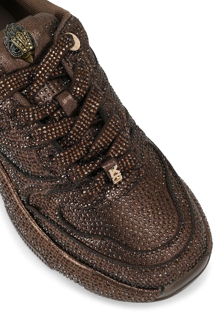 Obuwie Kurt Geiger London Starlight Runner sneakersy damskie zamszowe 6149260609 brązowy