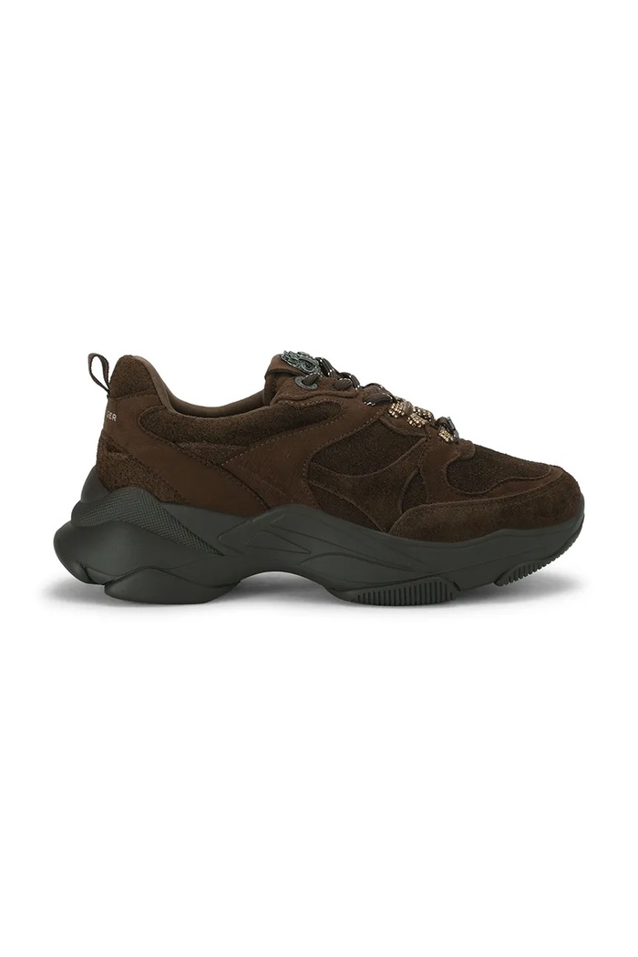 Kurt Geiger London Starlight Runner sneakersy damskie zamszowe brązowy 6149231209