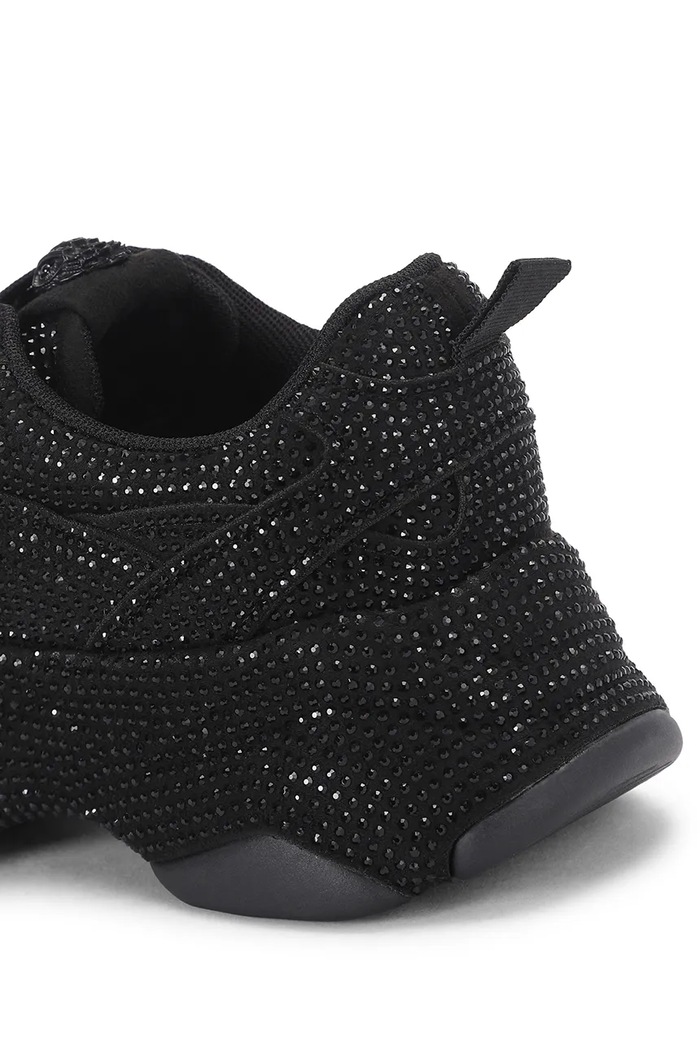 Starlight Runner sneakersy damskie zamszowe Kurt Geiger London 6149200609 czarny