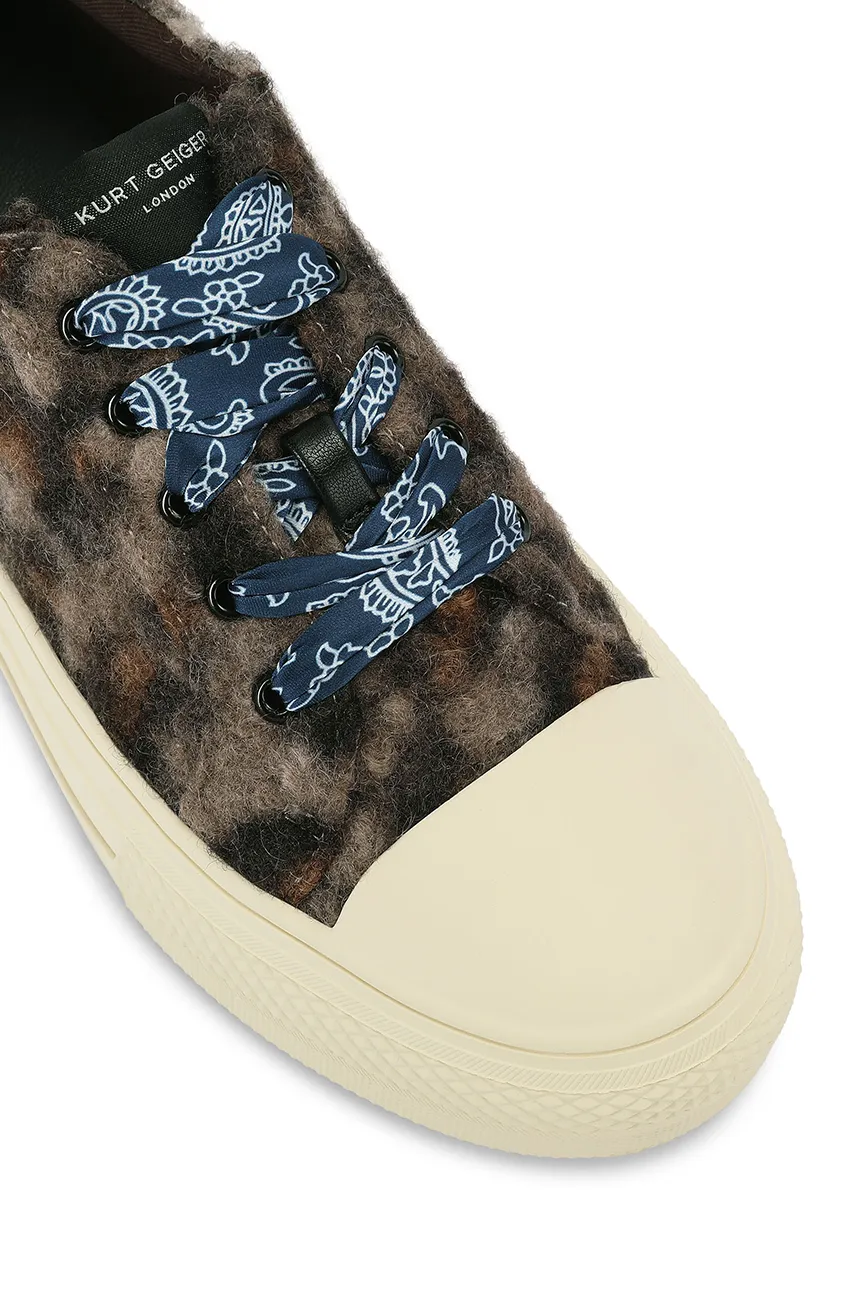 Dollis Sneaker tenisówki damskie Kurt Geiger London 6136632689 brązowy